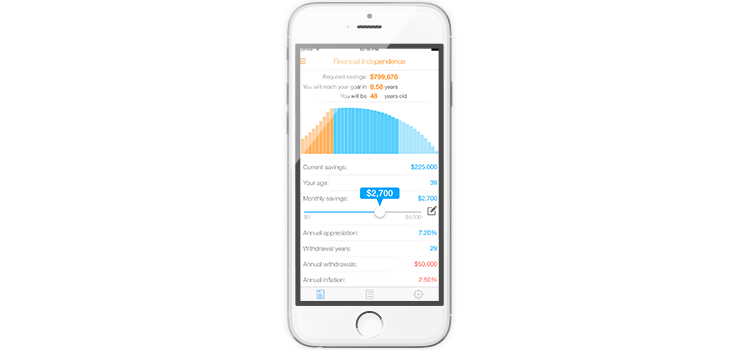 Financial Independence for iPhone