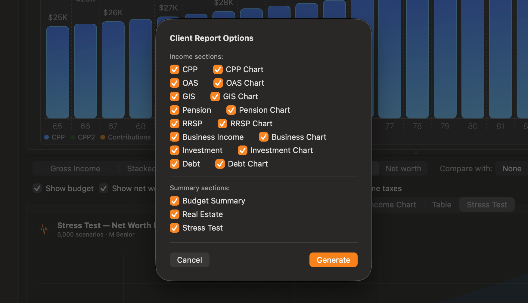 Client Report - Options